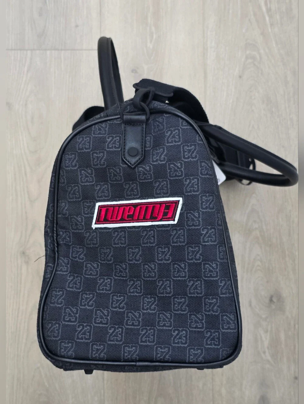 Nike Jordan Monogram Champion Luxury 25L Travel Duffle Bag MM9157-023 Size M NWT